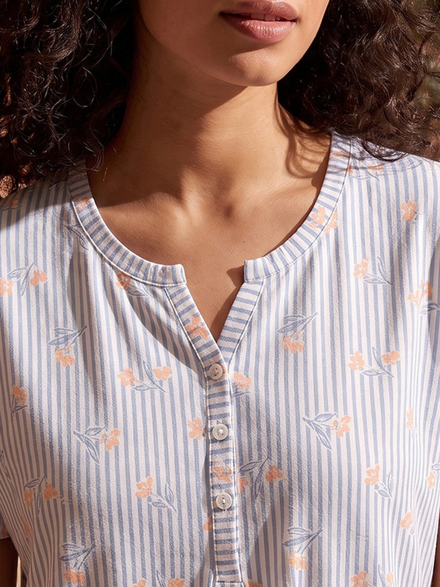 Striped Night Dress