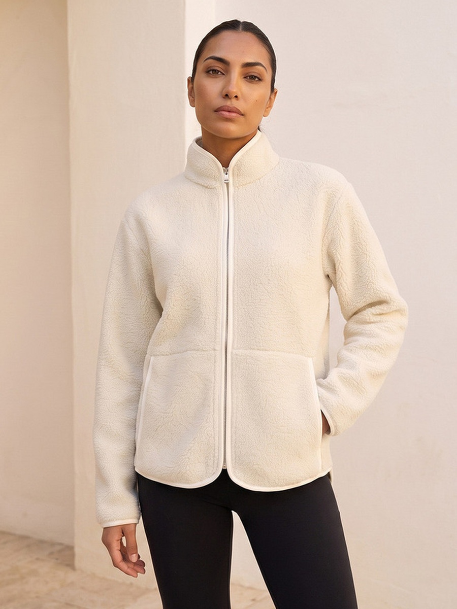 Textured Sherpa Jacket