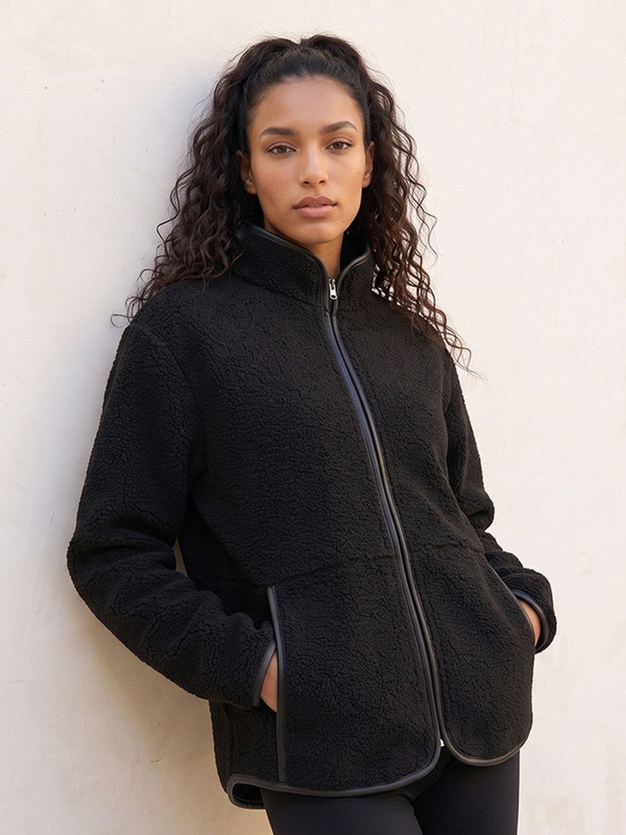 Textured Sherpa Jacket