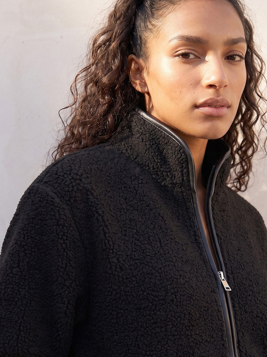 Textured Sherpa Jacket