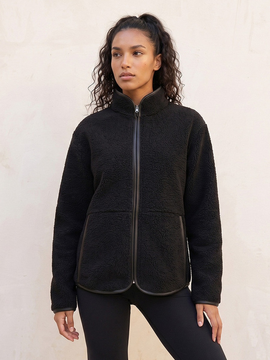 Textured Sherpa Jacket