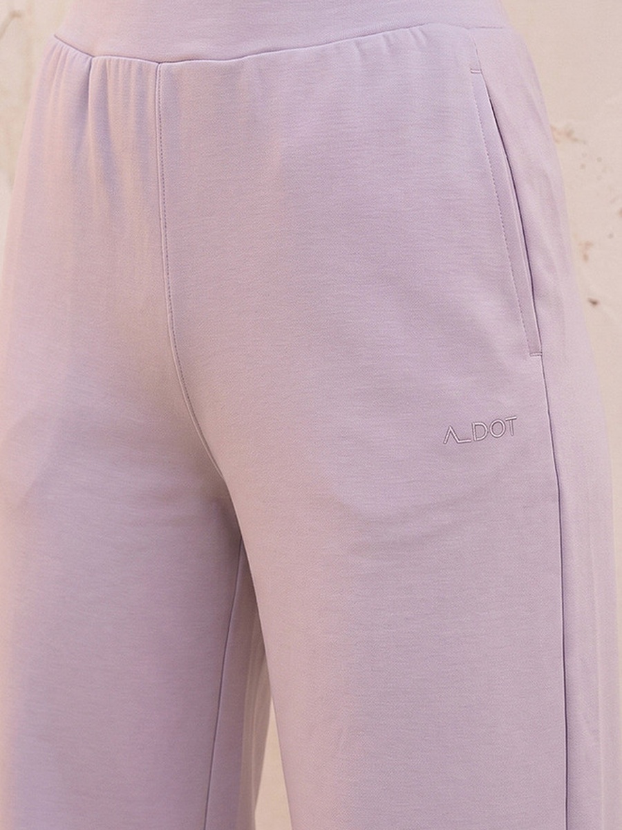 Track Pants with Slit Hem