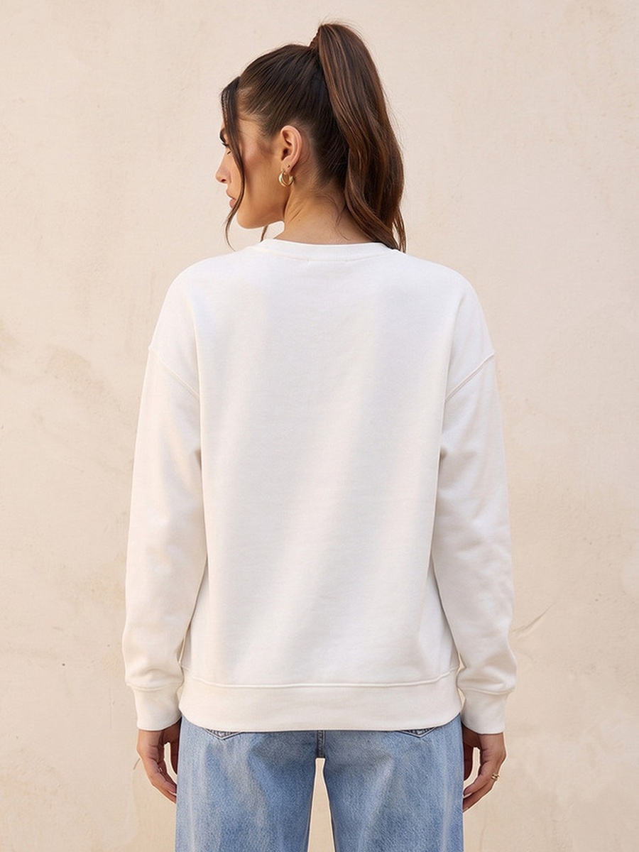Sweatshirt with Embroidery