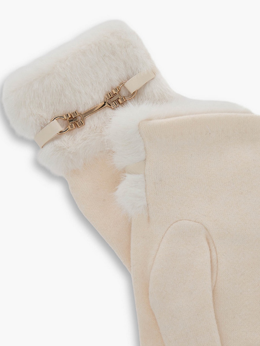 Fur Trim Gloves