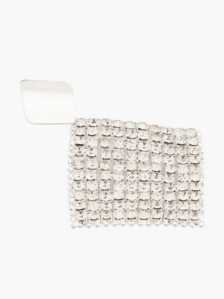 Embellished Drop Earrings with Pushback Closure