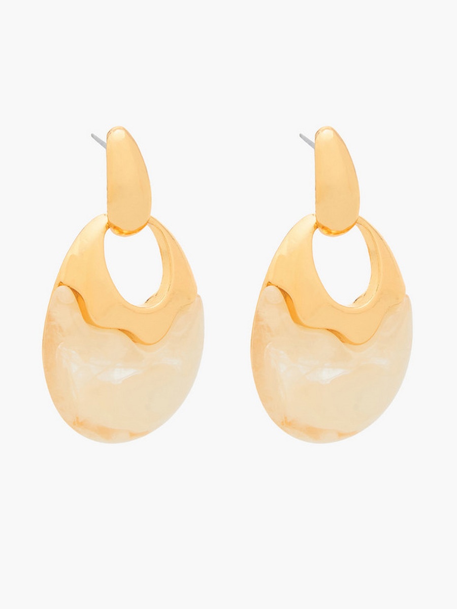 Drop Earrings with Pushback Closure