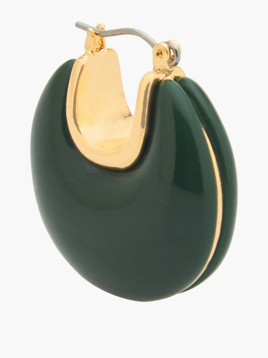 Hoop Earrings with Hinge Clasp Closure