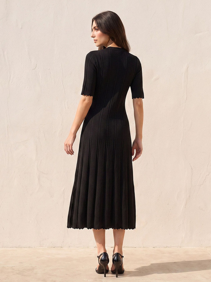 A-Line Midi Dress