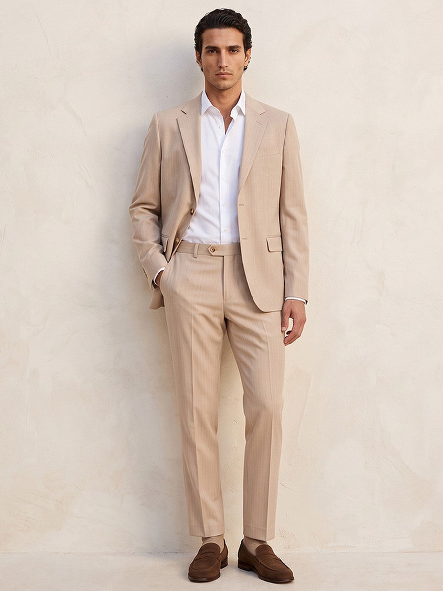 Regular Fit Textured Blazer