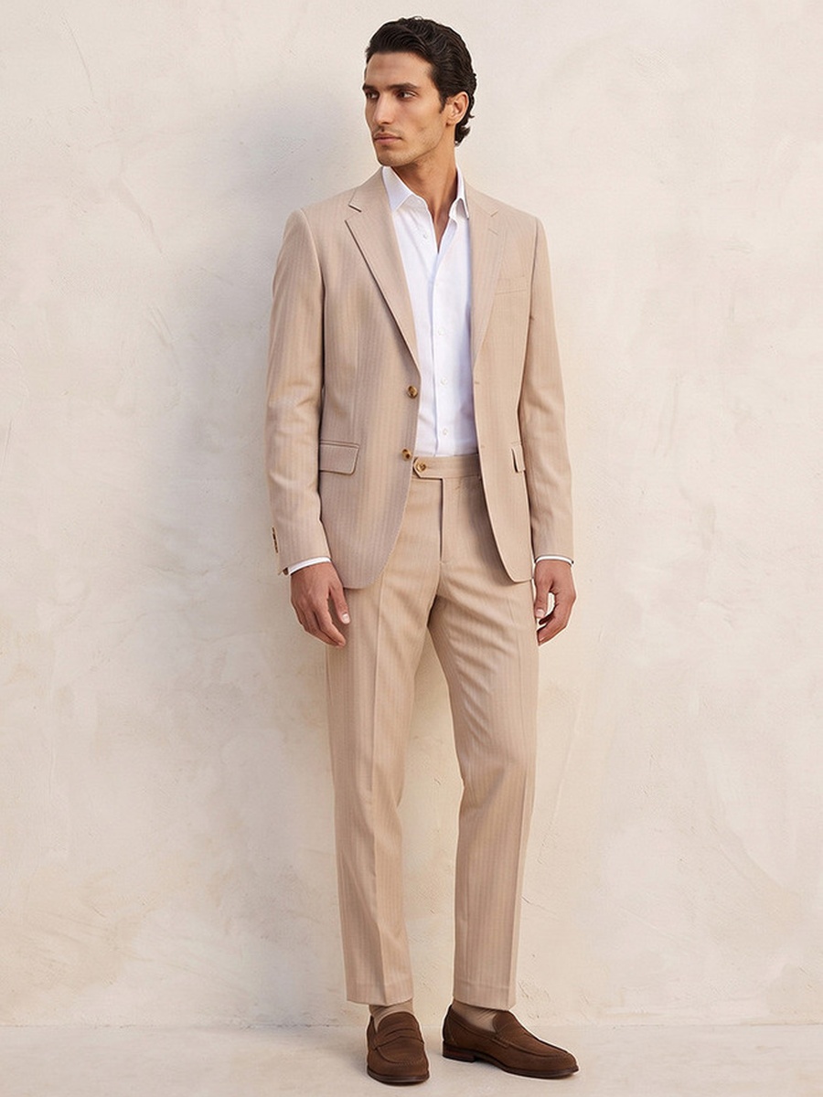 Regular Fit Textured Blazer