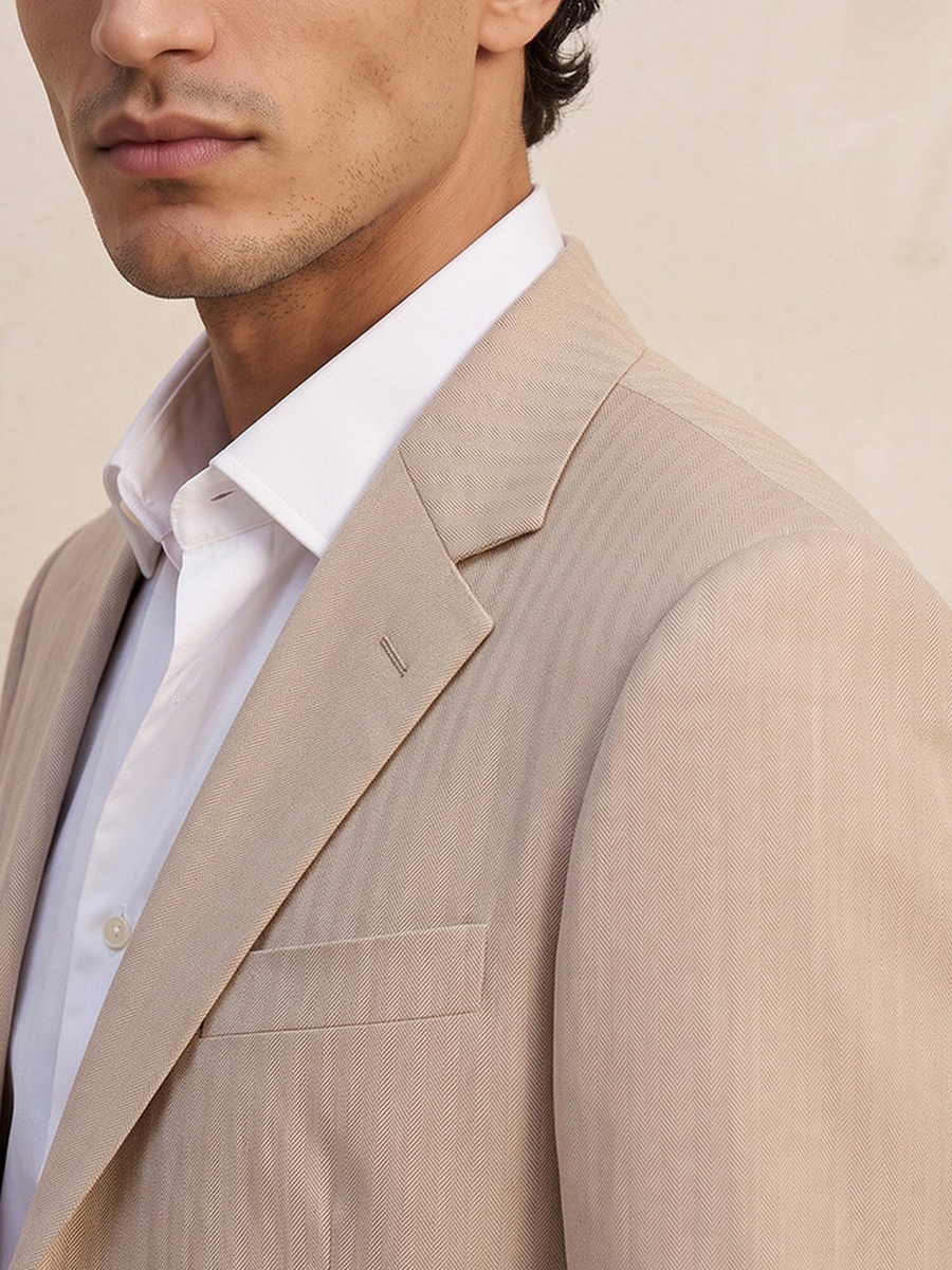 Regular Fit Textured Blazer