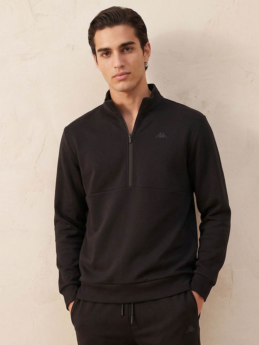 2-Way Stretch Half Zip Sweatshirt