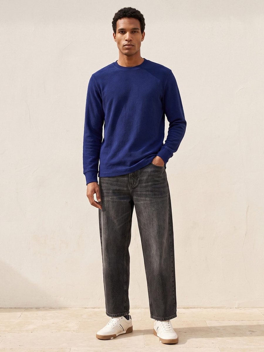 Textured Sweatshirt