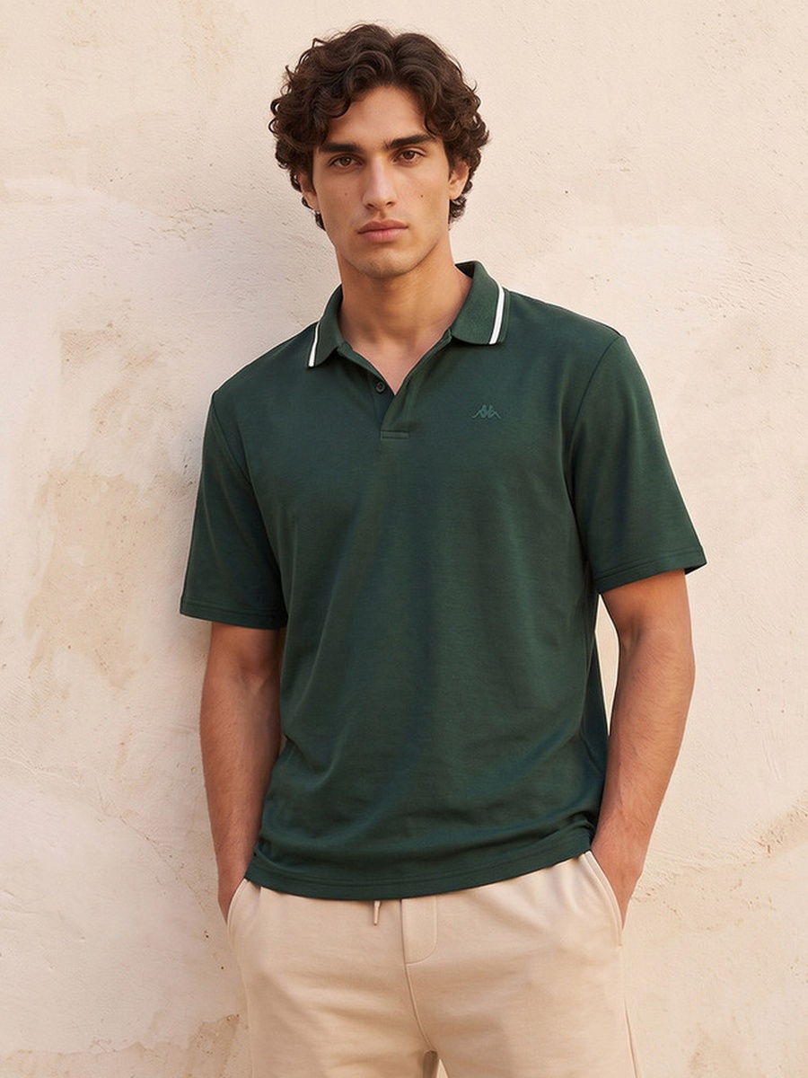 Tipped Collar Polo T-Shirt