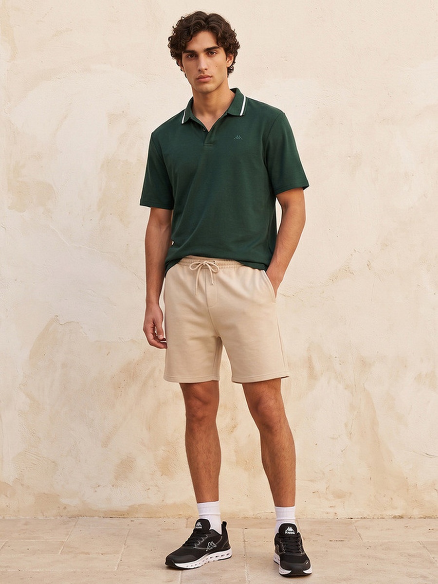Tipped Collar Polo T-Shirt