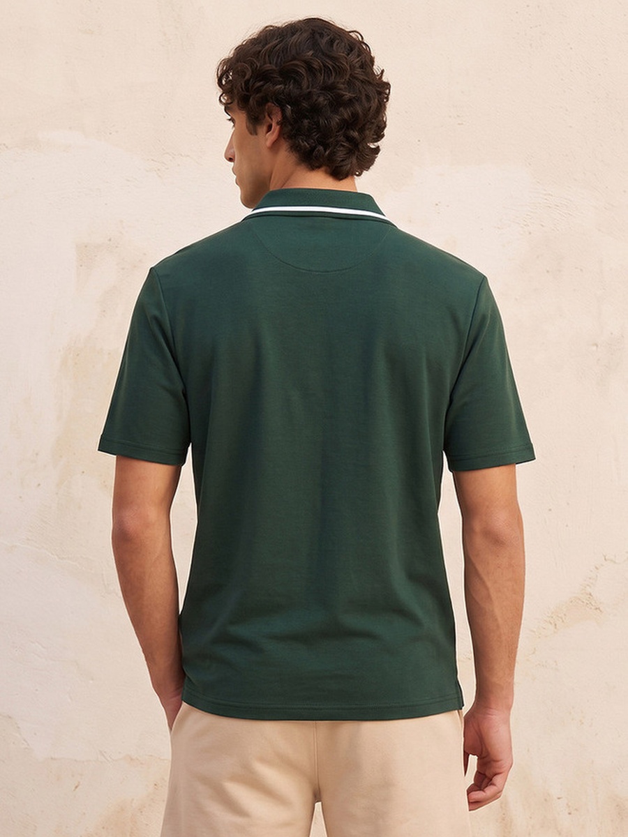 Tipped Collar Polo T-Shirt