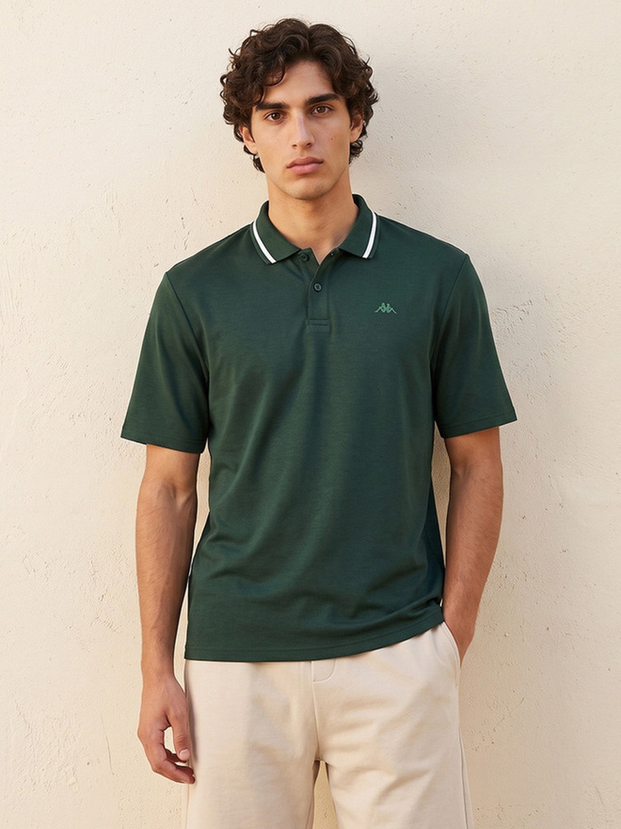 Tipped Collar Polo T-Shirt