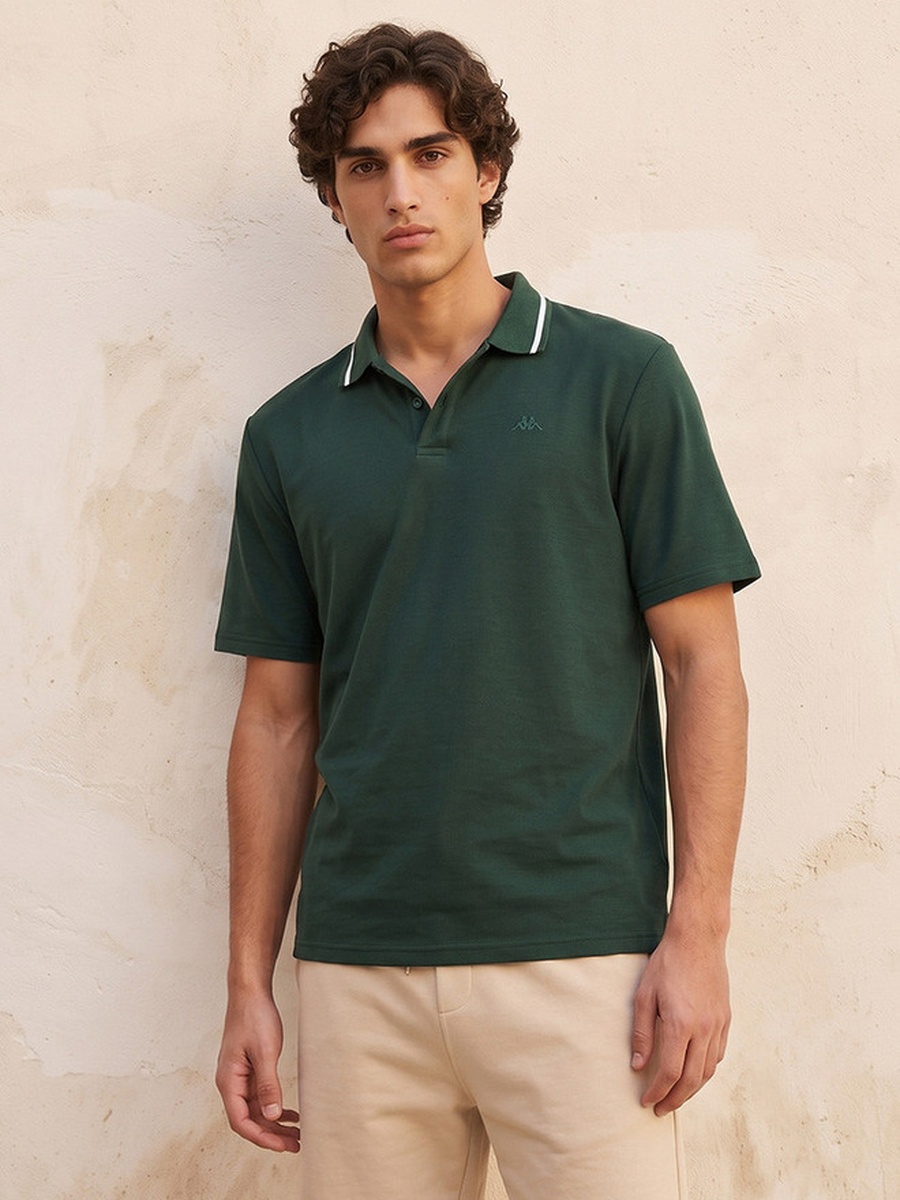 Tipped Collar Polo T-Shirt