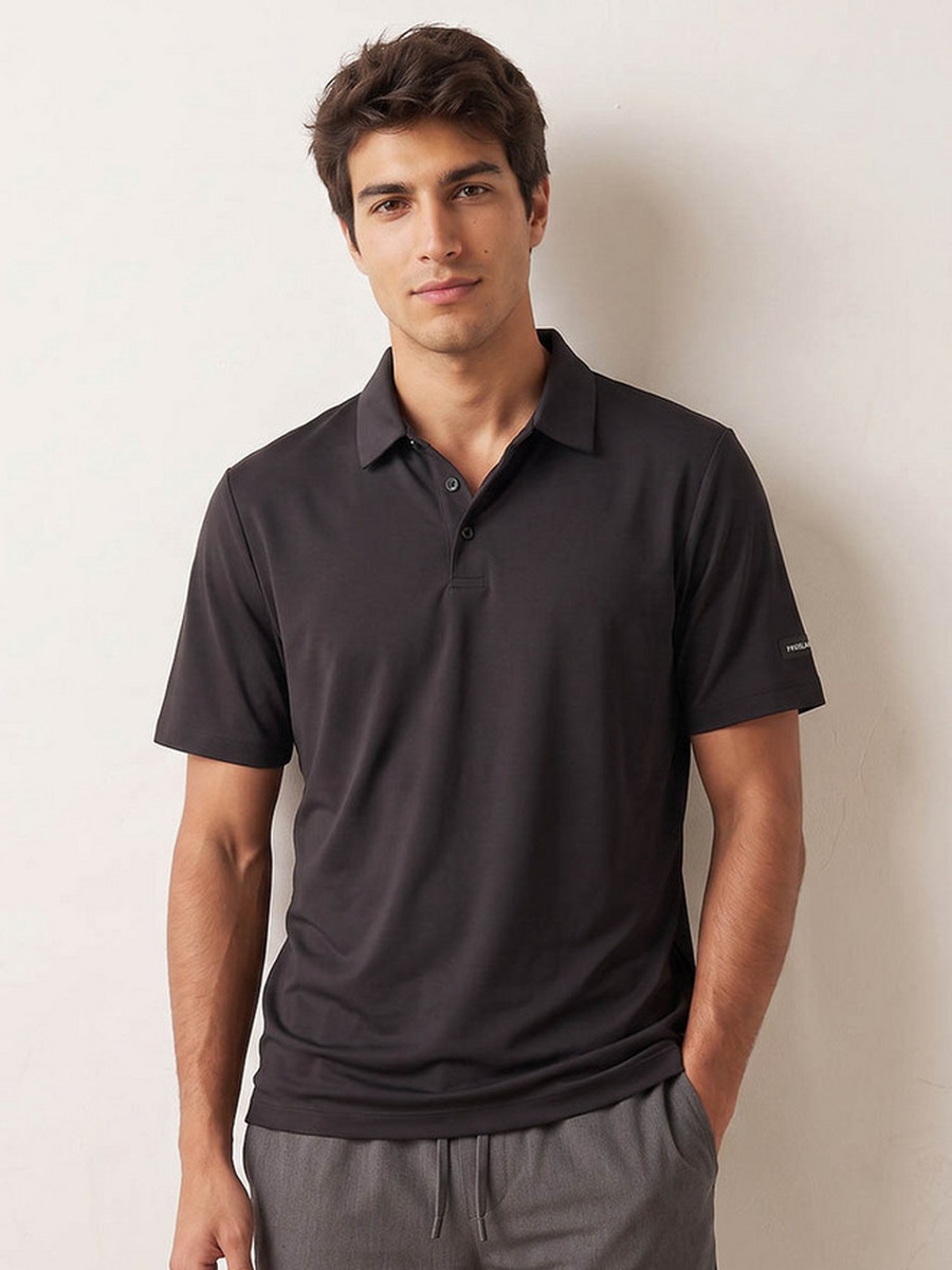 2 Way Stretch Polo T-Shirt