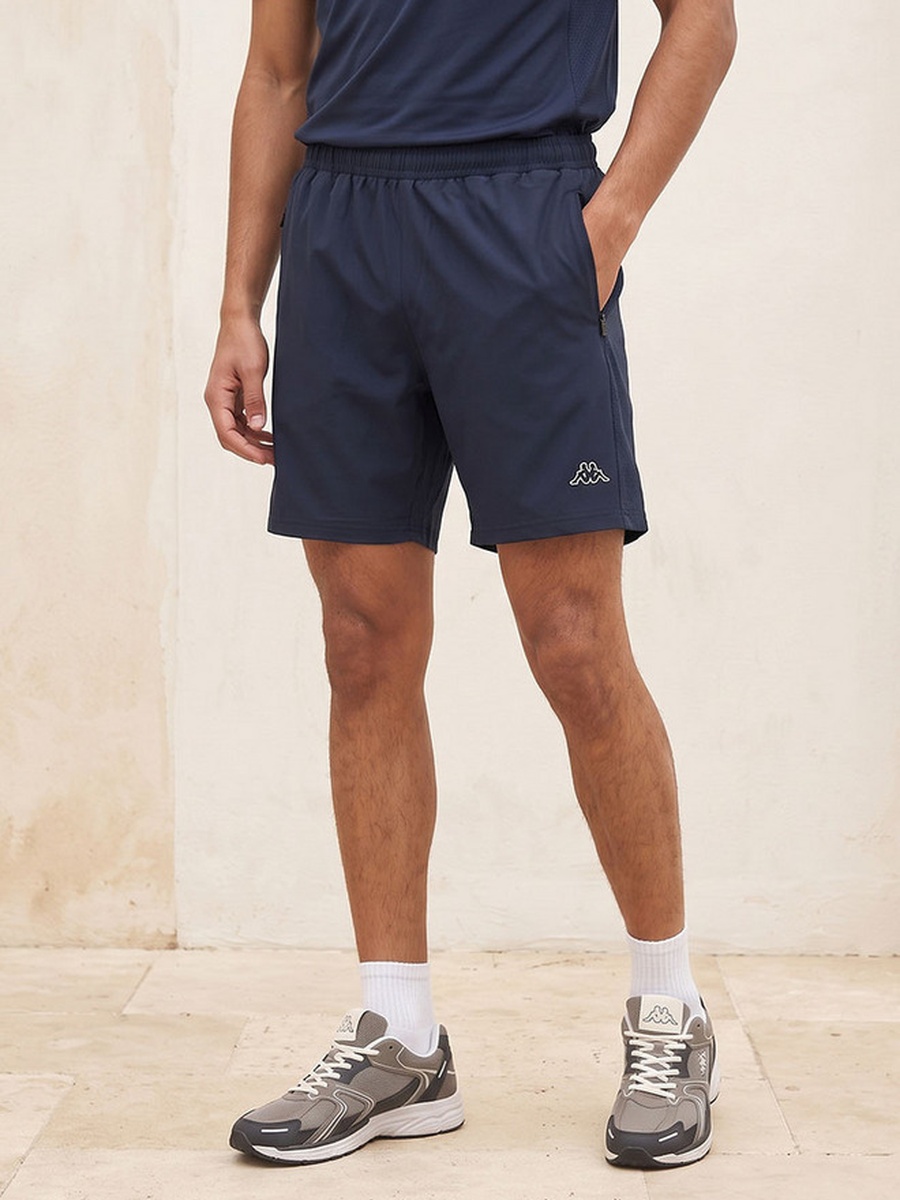 Logo Mesh Panel Shorts
