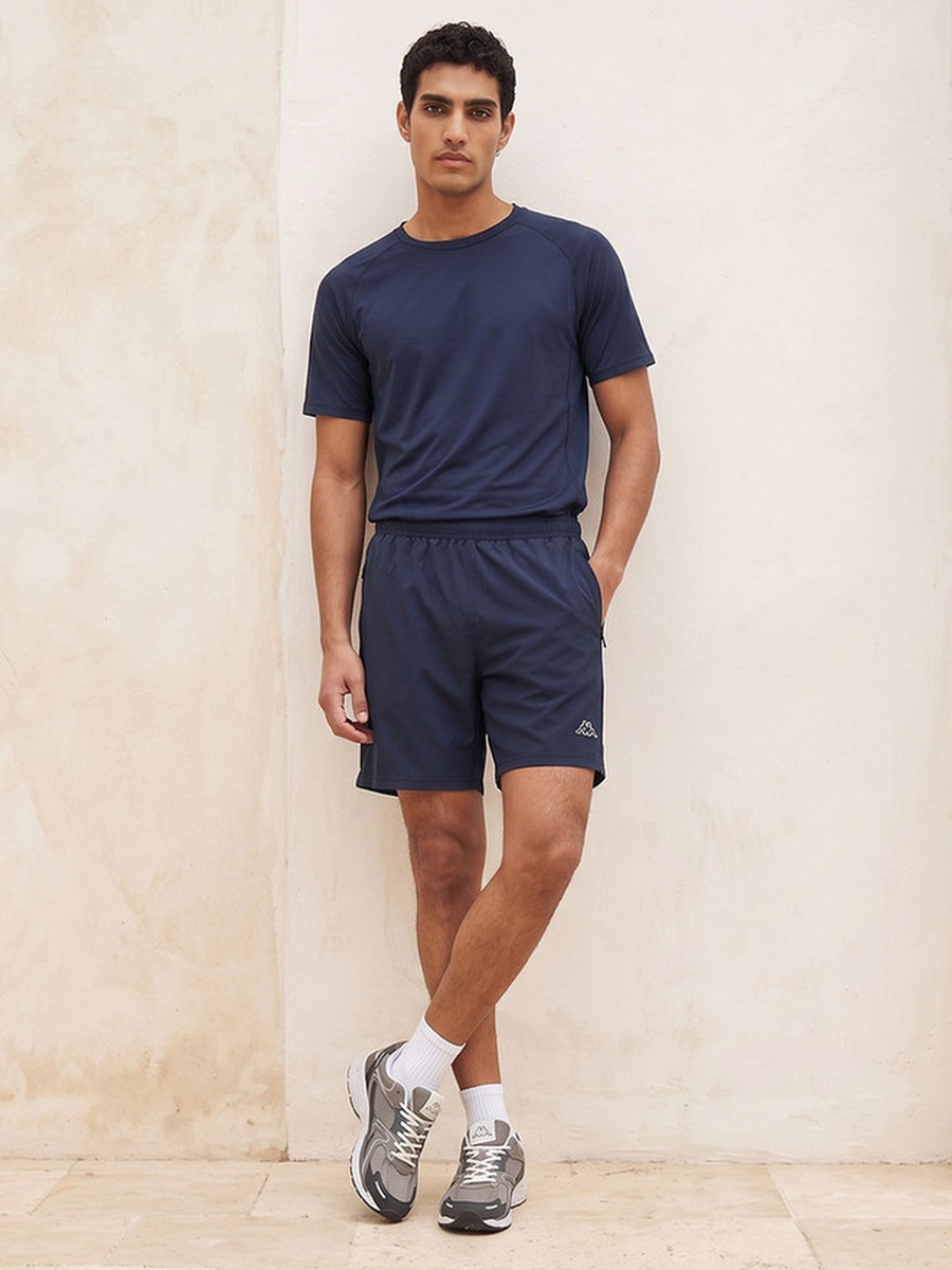 Logo Mesh Panel Shorts