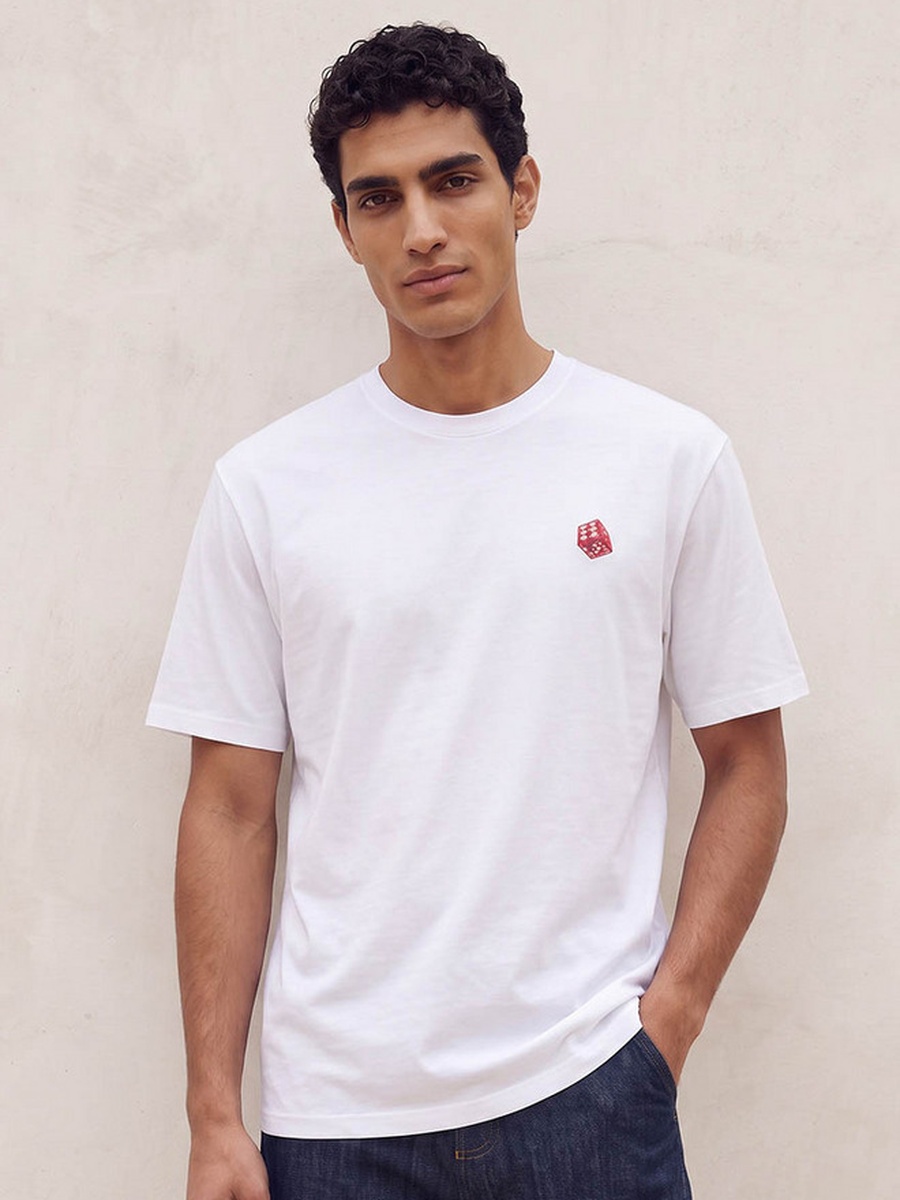 Crew Neck Short Sleeves Graphic Print T-Shirt