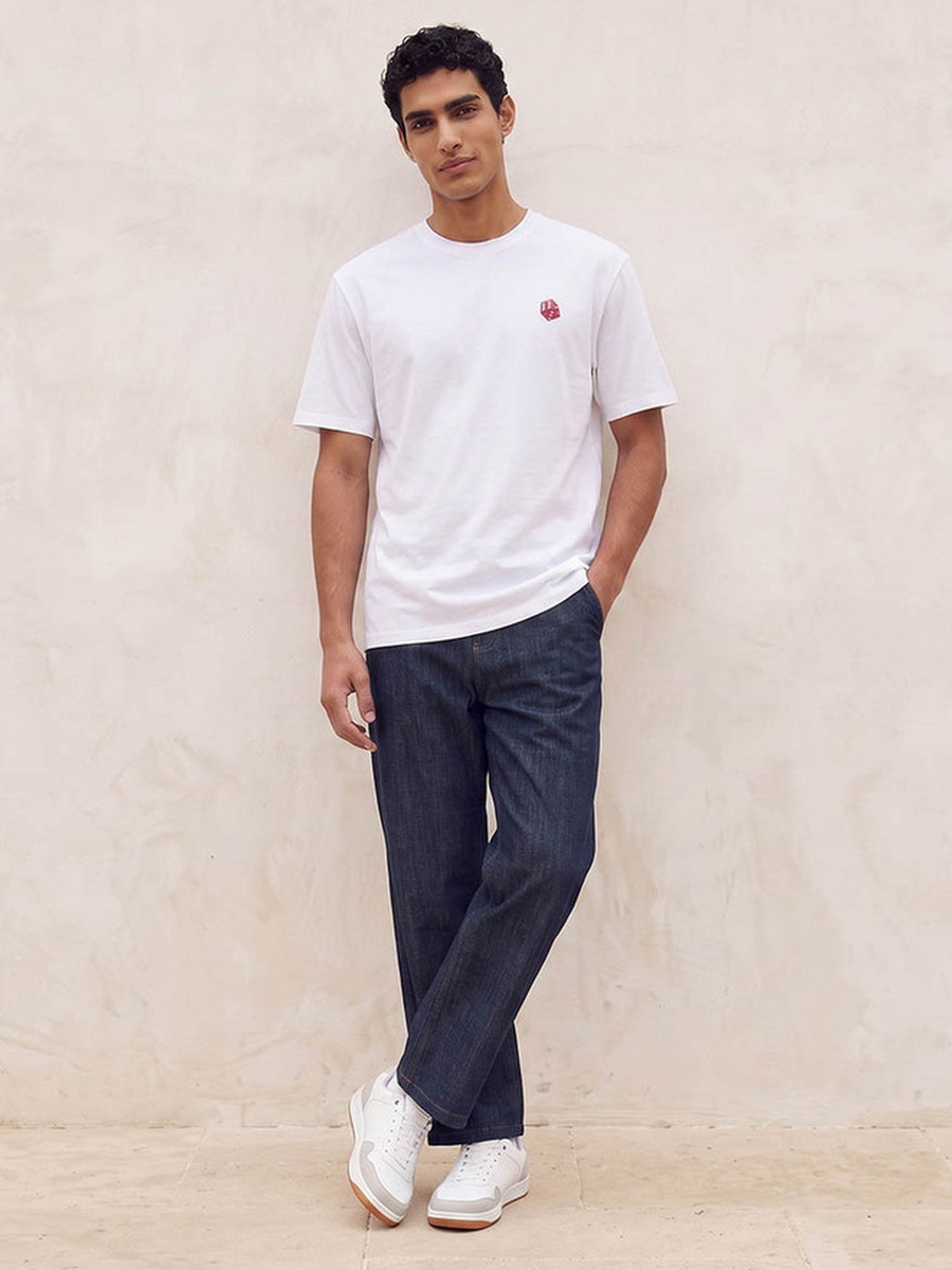 Crew Neck Short Sleeves Graphic Print T-Shirt