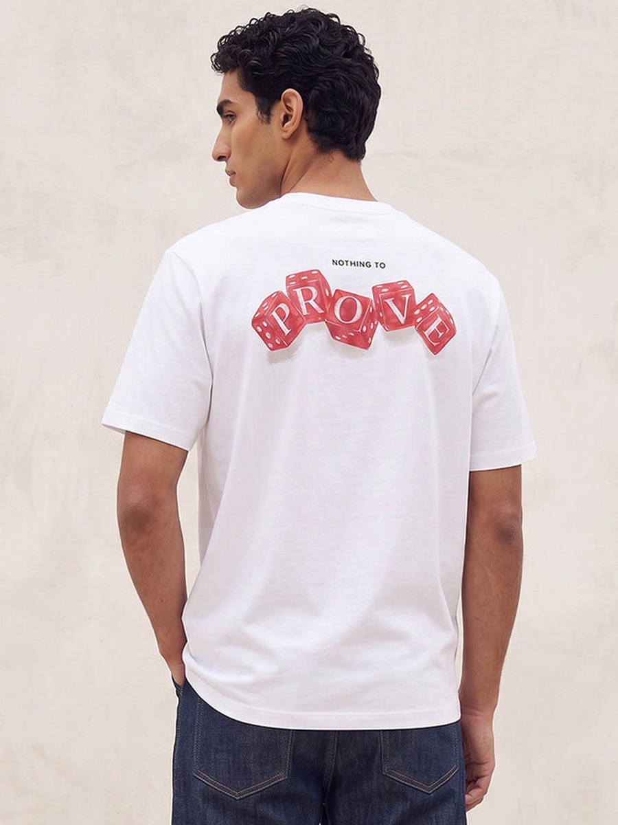 Crew Neck Short Sleeves Graphic Print T-Shirt