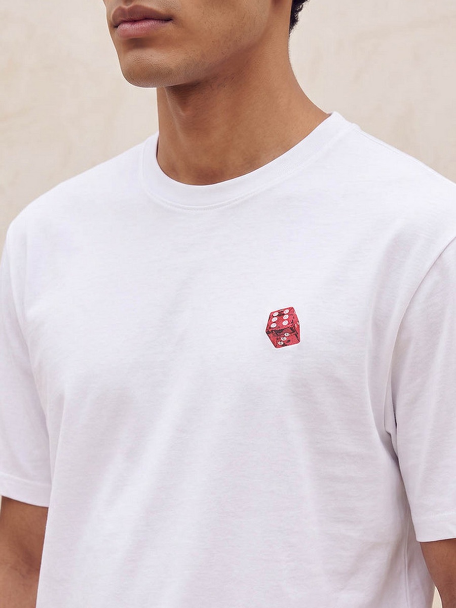Crew Neck Short Sleeves Graphic Print T-Shirt