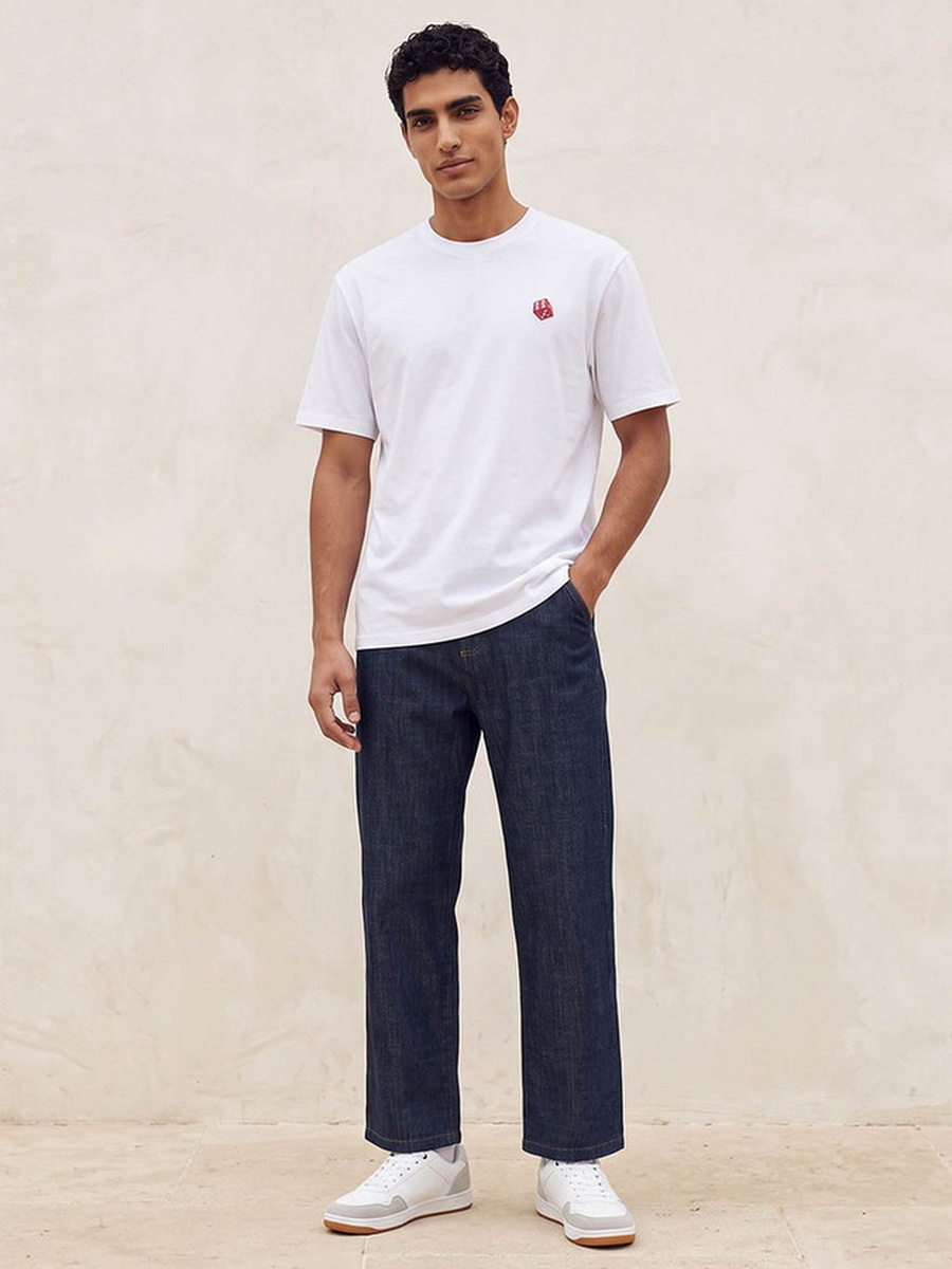 Crew Neck Short Sleeves Graphic Print T-Shirt