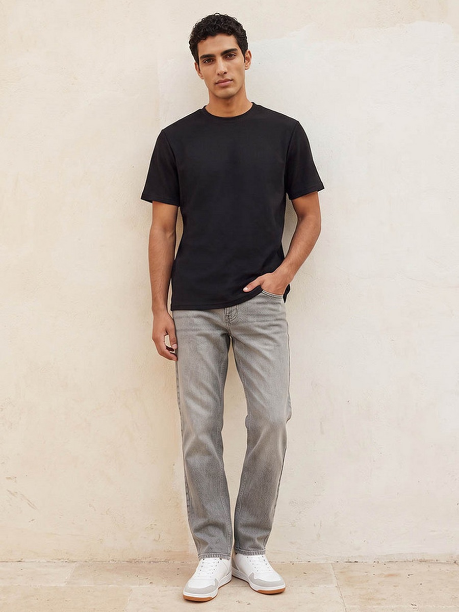 Waffle Textured T-Shirt