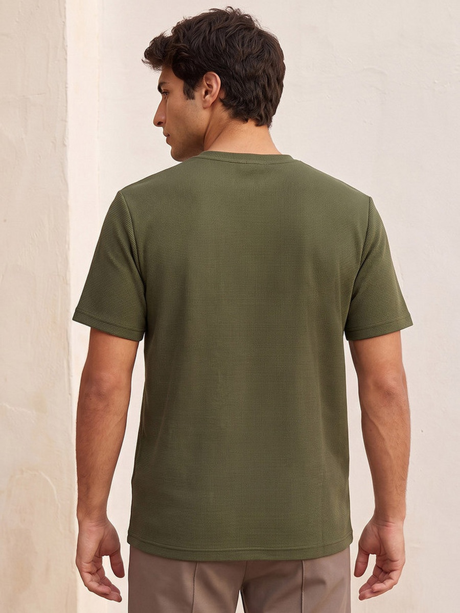 Waffle Textured T-Shirt