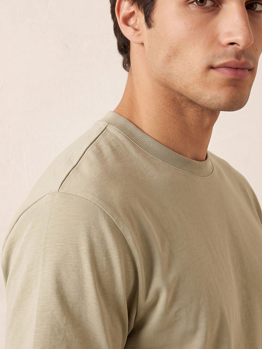 Relaxed Fit Crew Neck Short Sleeves T-Shirt