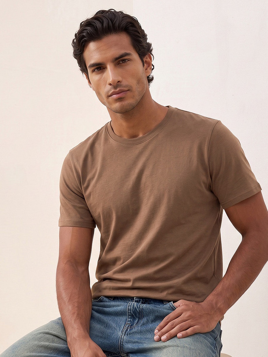 Cotton Crew Neck T-Shirt