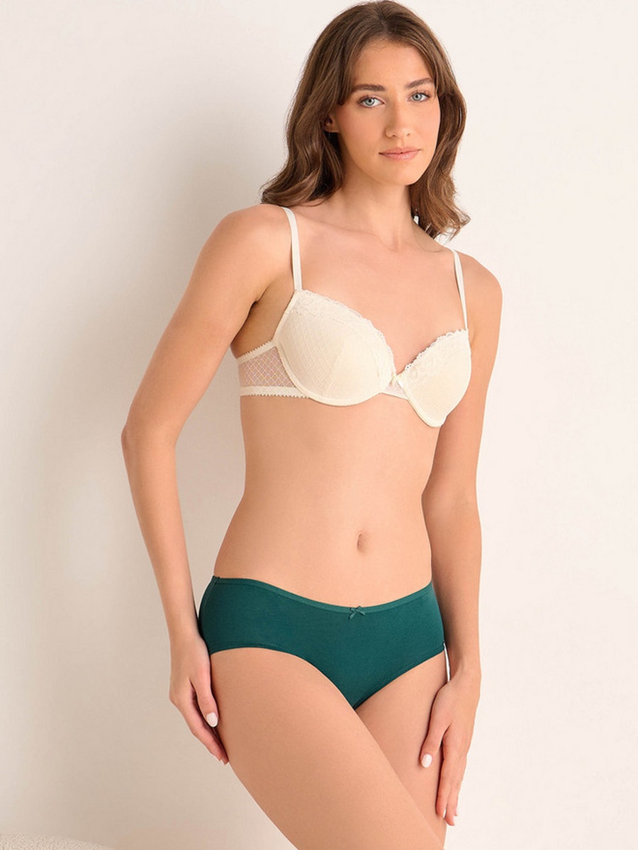 Pack of 5 Elastic Waist Bow Accent Briefs
