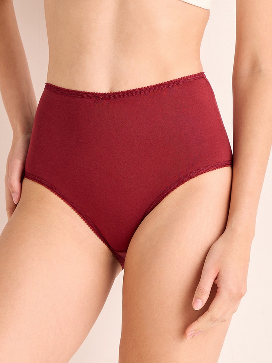 Pack of 5 - High Waist Full Briefs