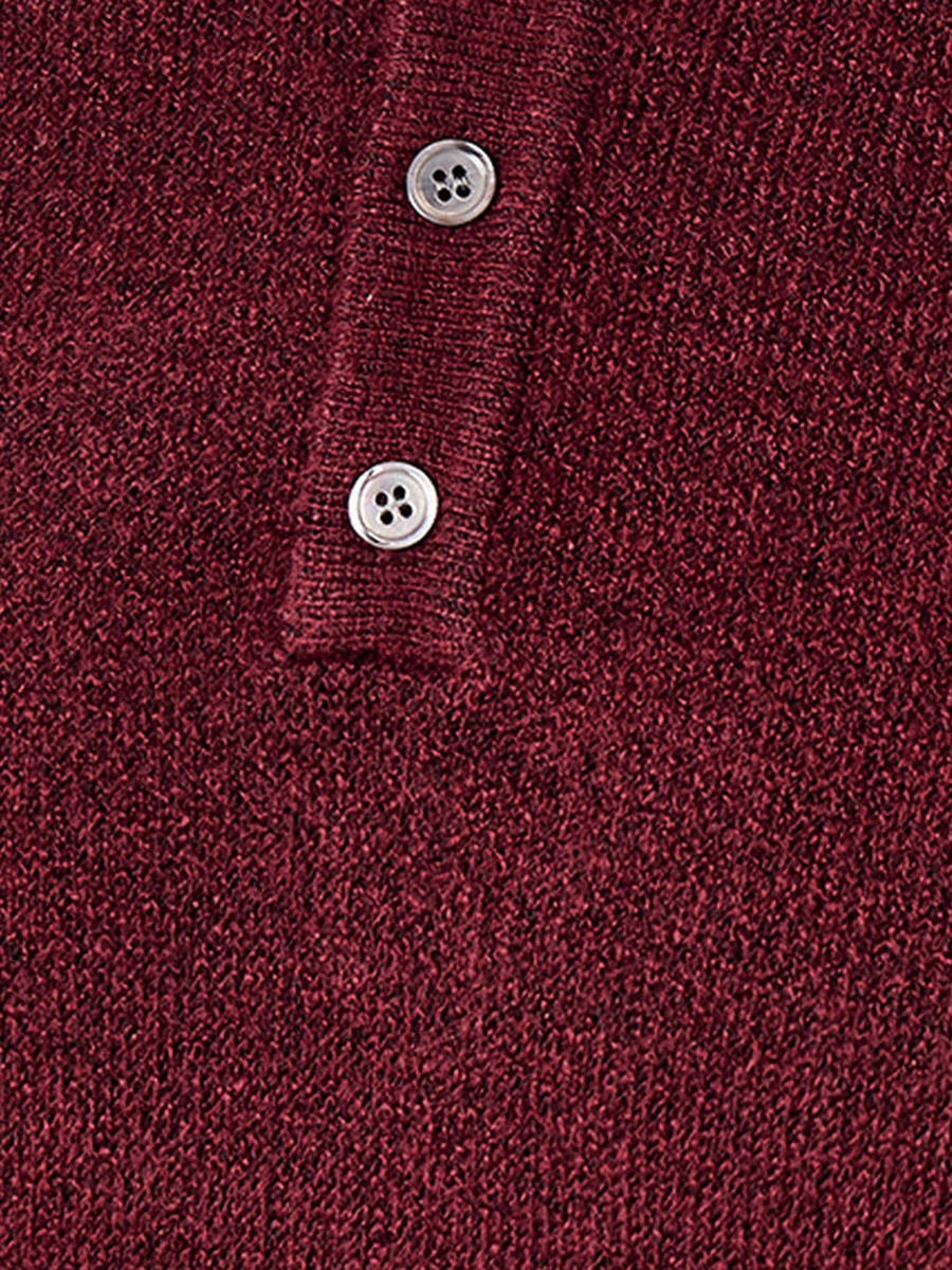 Collared Textured Sweater