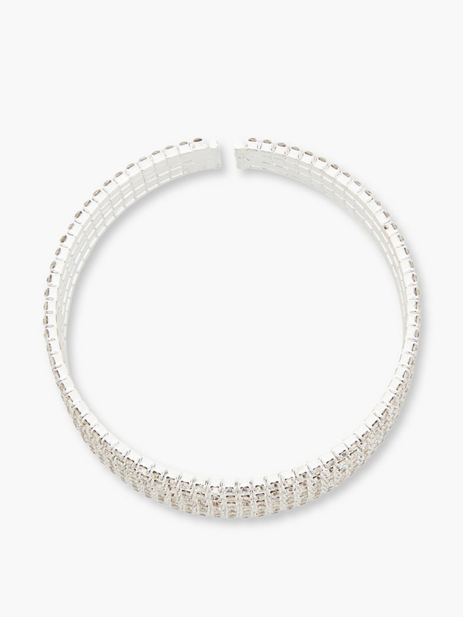 Metal Embellished Cuff Bangle