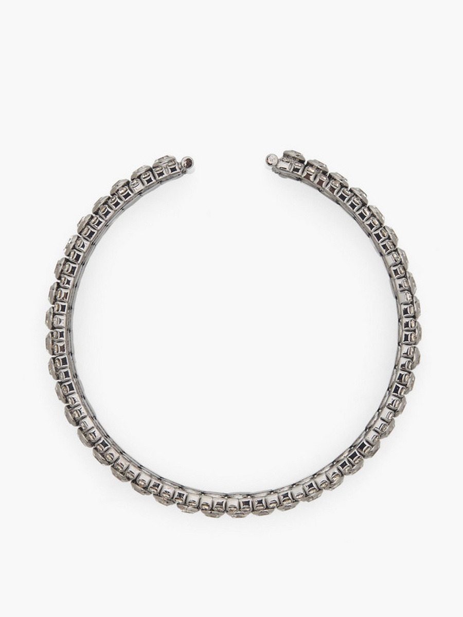 Metal Embellished Cuff Bangle