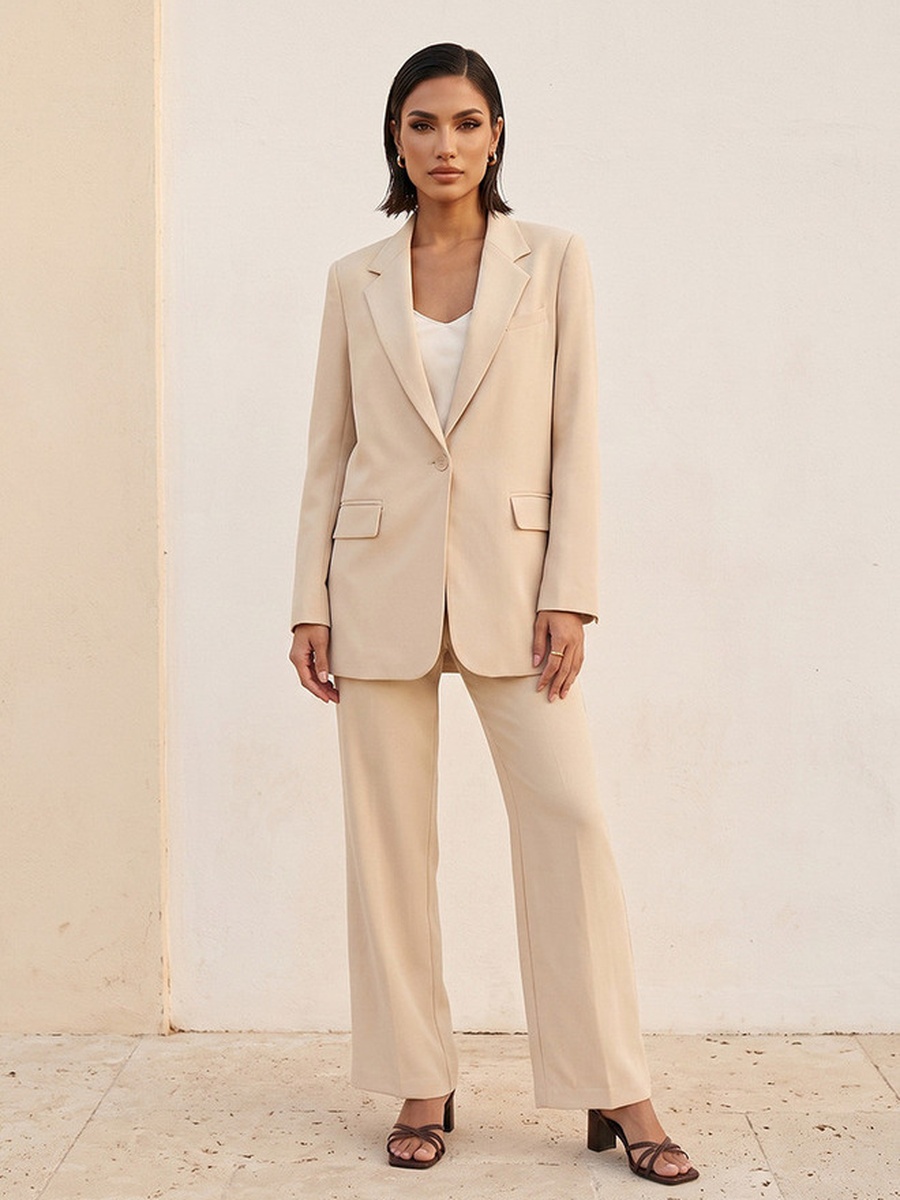 Blazer with Notch Lapel
