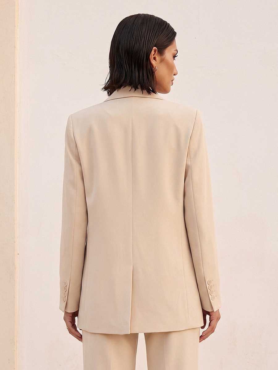 Blazer with Notch Lapel