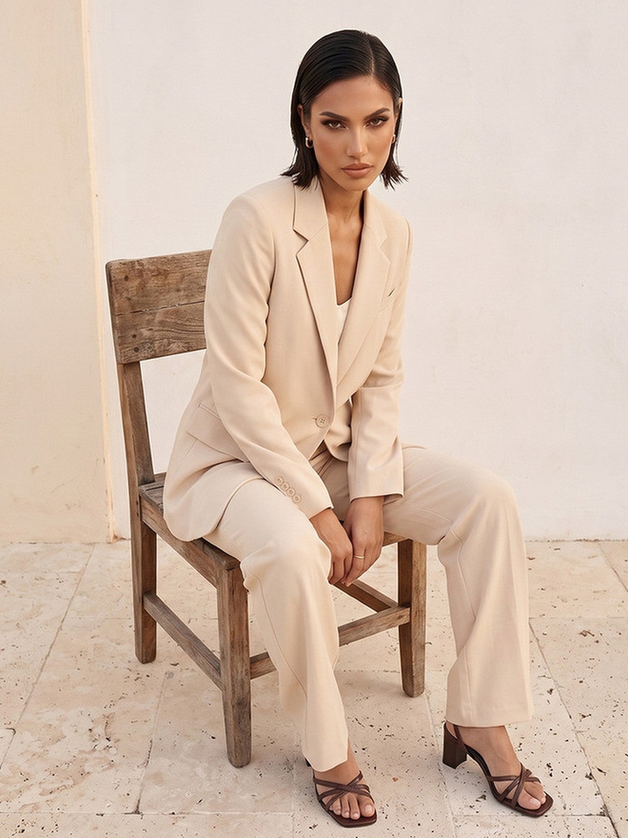 Blazer with Notch Lapel