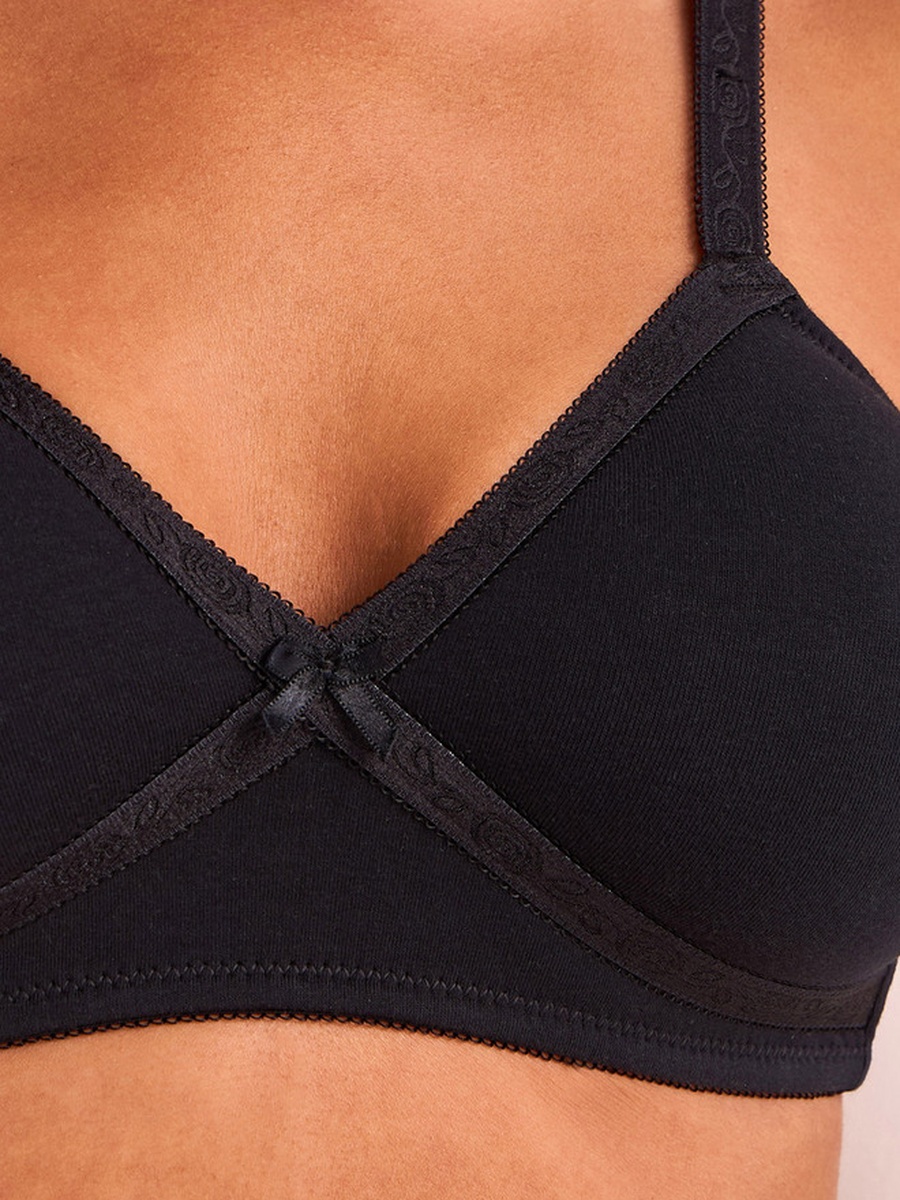 2-Pack Non-Padded Non-Wired Bra with Antibacterial Protection