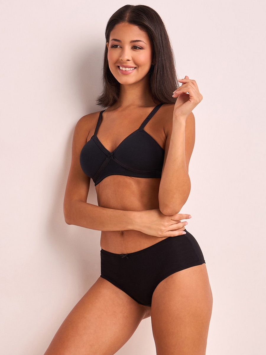 2-Pack Non-Padded Non-Wired Bra with Antibacterial Protection