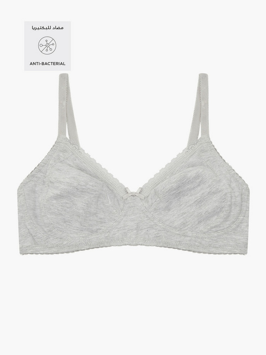 Set of 2 - Lace Detail Bra with Antibacterial Protection