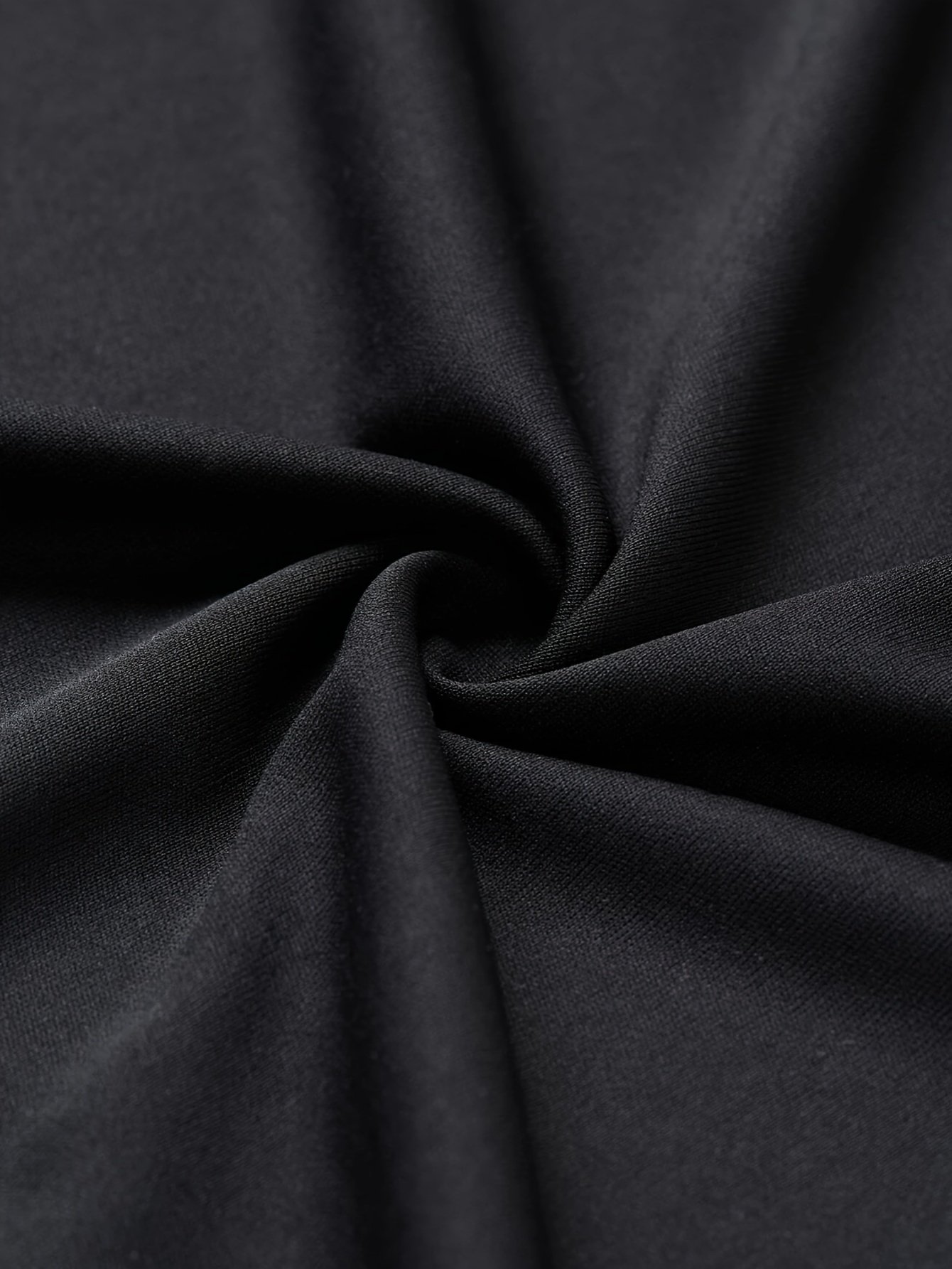 Black Graphic Round Neck Loose Fit T-Shirt
