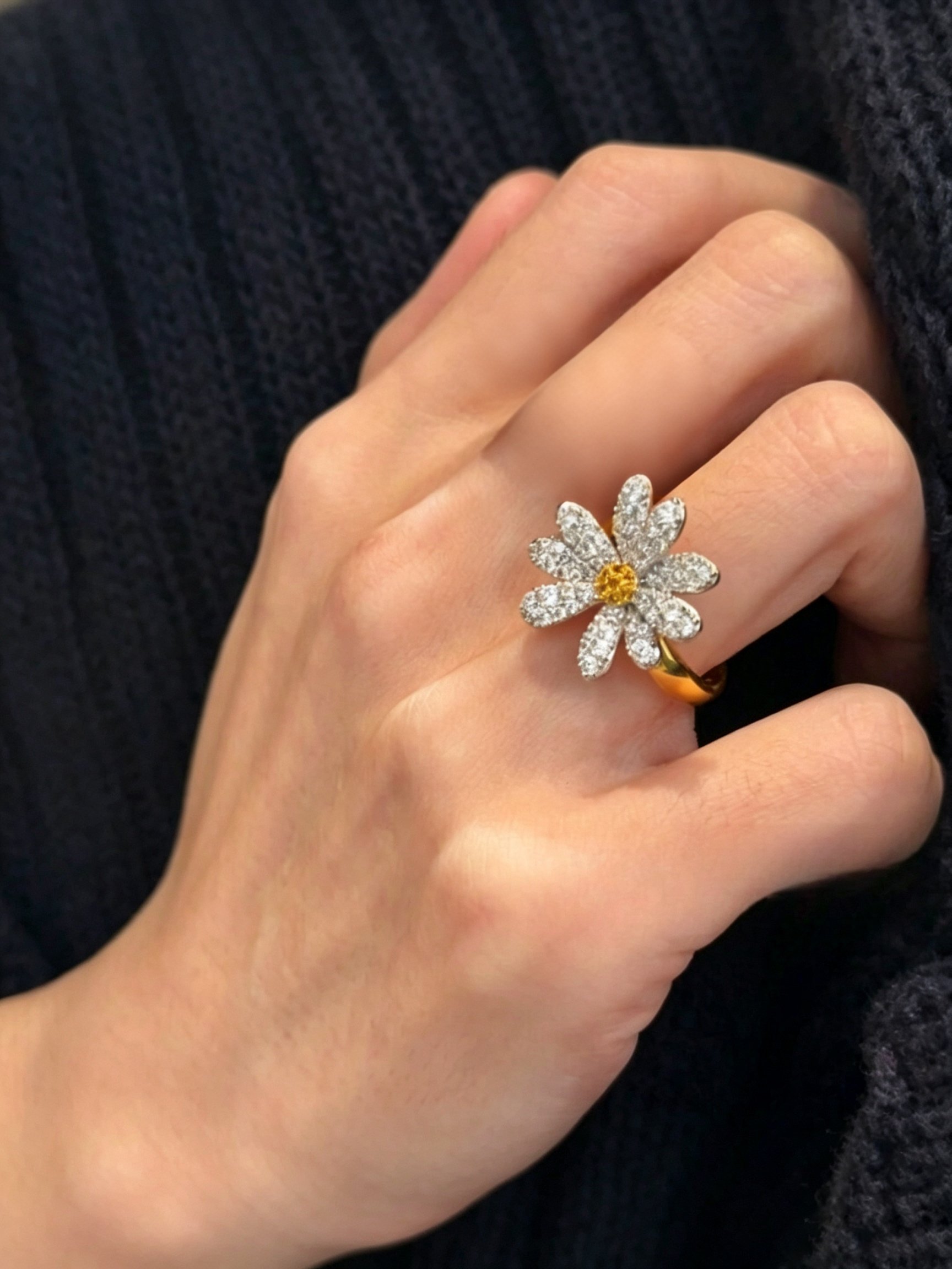 Daisy Embellished Ring