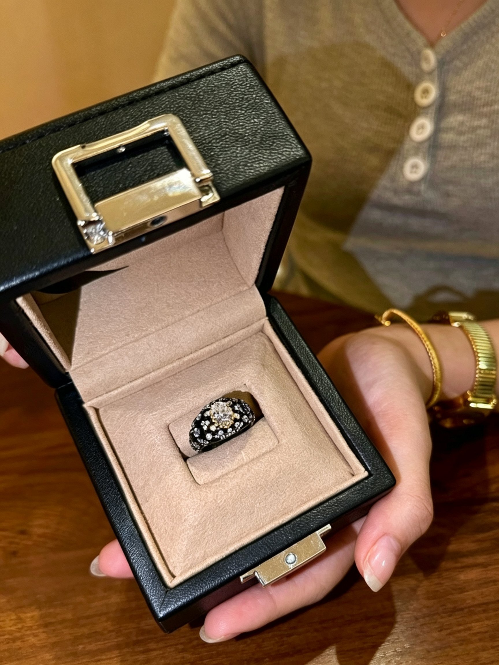 Black Statement Ring