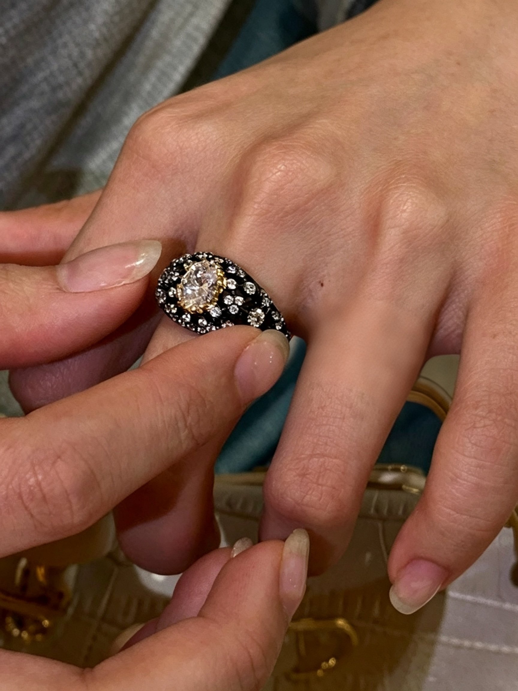 Black Statement Ring
