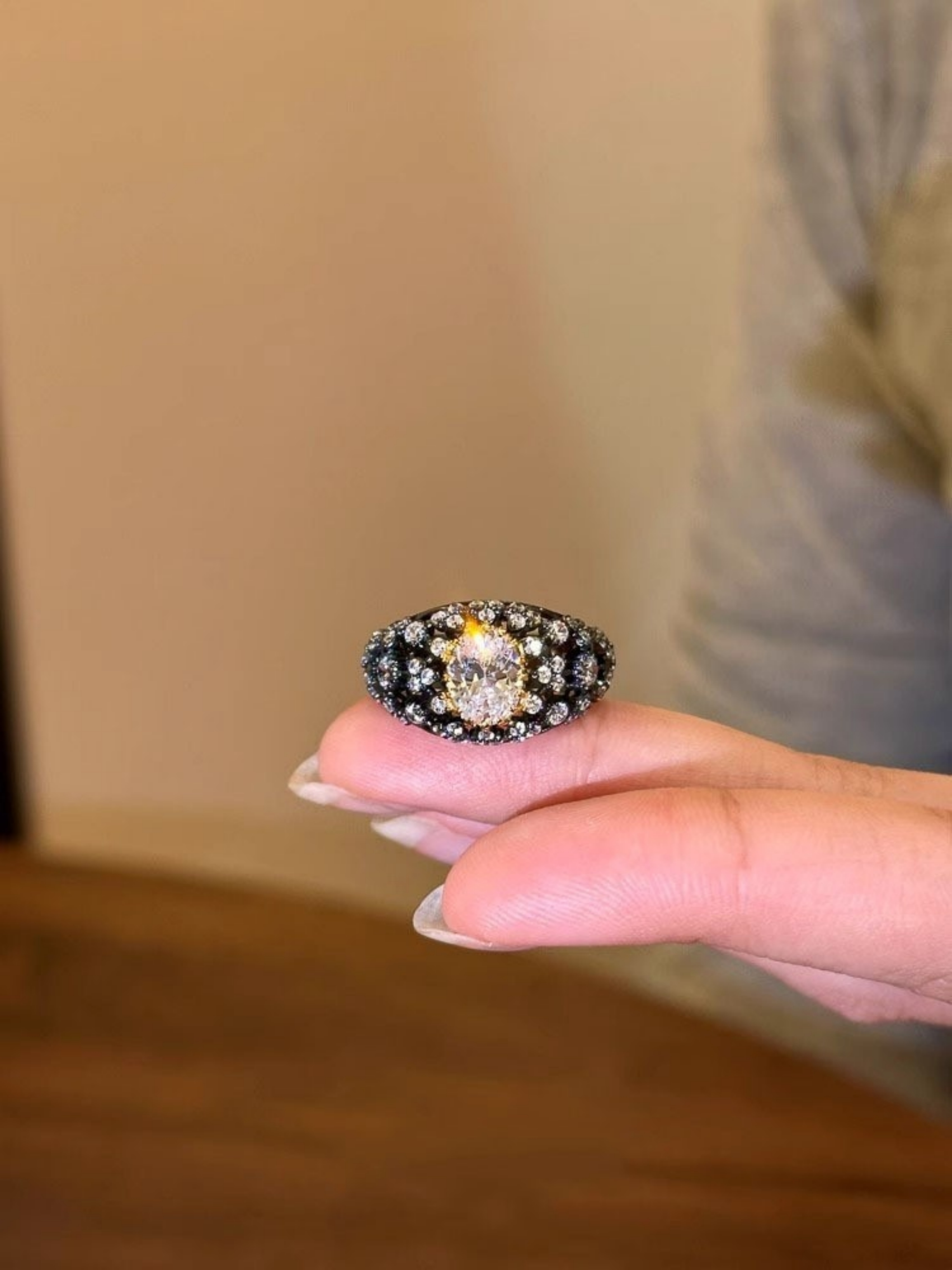Black Statement Ring